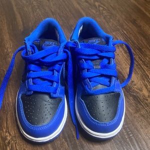 Nike color blue, white and black size 12c